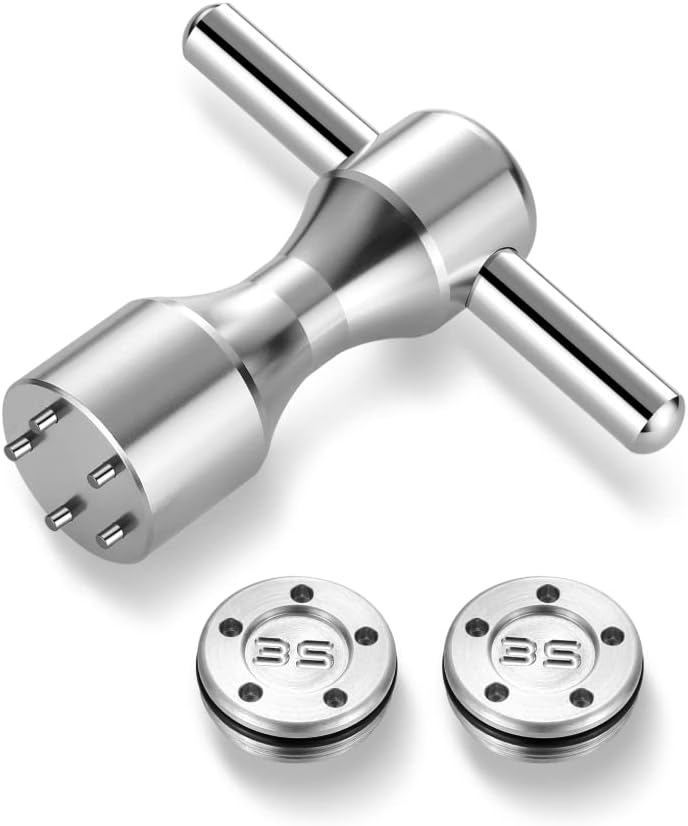 ROYMADE Golf Putter Weights 2pcs 5g/10g/15g/20g/25g/30g/35g/40g/45g with Wrench Kit Set Compatible with Titleist Scotty Cameron Putter Golf Accessory (2pcs 35g+Wrench) - Image 1